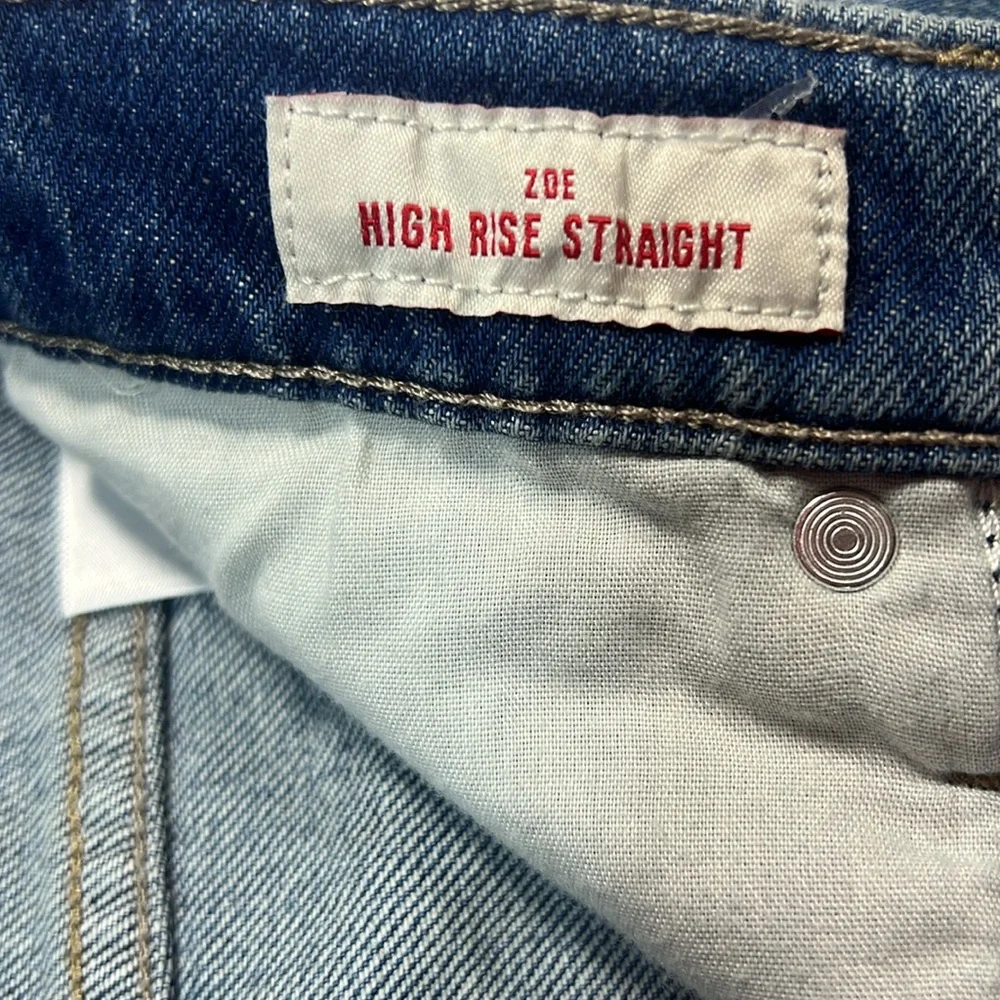 Lucky brand Zoe High rise straight jeans size 10 - Picture 3 of 11